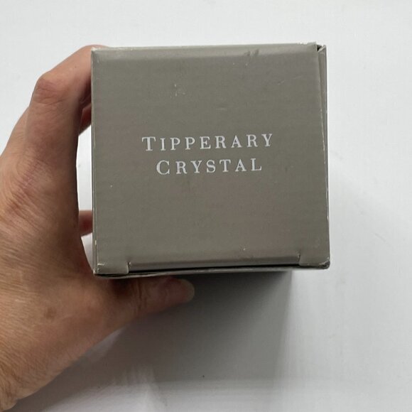 NIB Tipperary Crystal Ireland Lead Cut Clear Crystal Bell with Ribbon Hanger - Picture 8 of 9